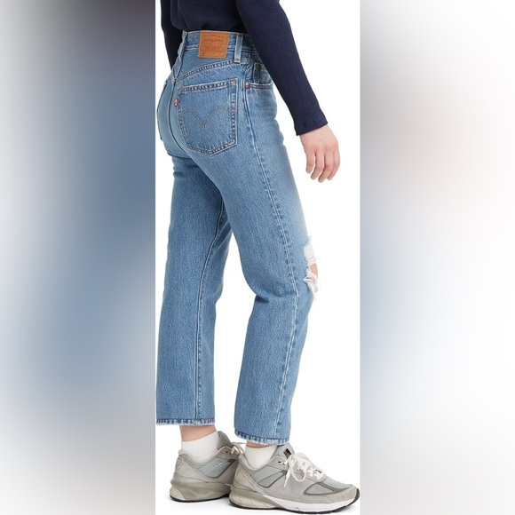 0212 501™ Ripped Crop Jeans LEVI'S® sz 28x26 light blue - Picture 4 of 9